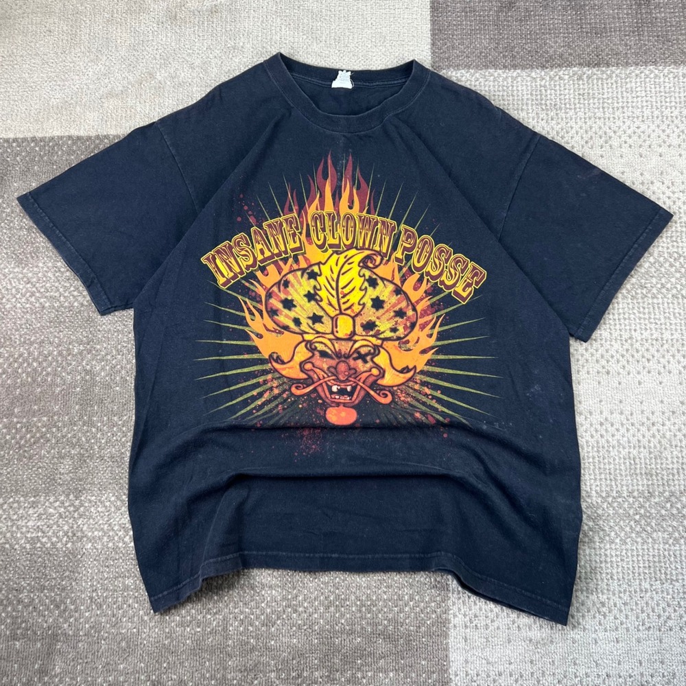 Insane Clown Posse ICP‎ The Jeckel Brothers Juggalo Black T-Shirt Anvil Mens XL